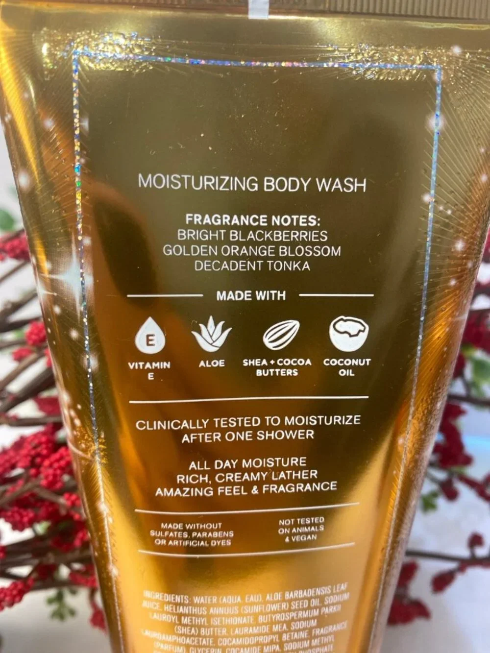 “Touch of Gold” BBW New 3 -Pc Body Care Set